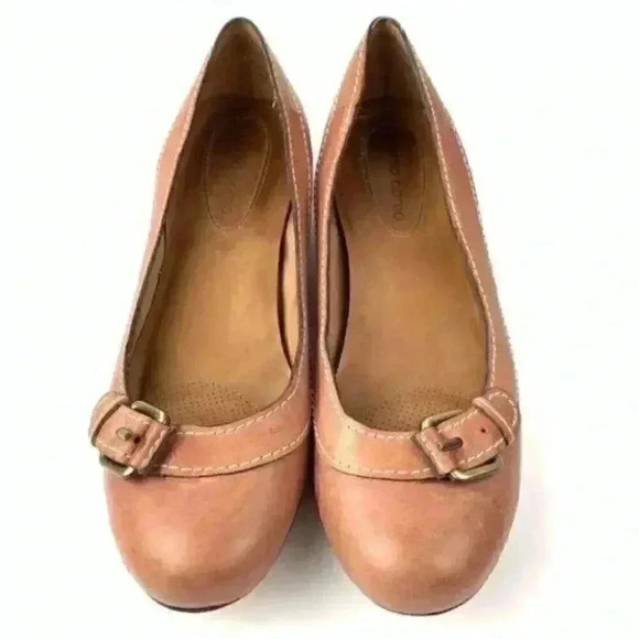Corso Como flats 10 brown leather round toe hidden - Picture 2 of 8